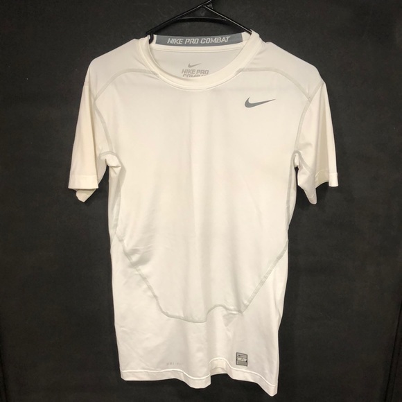 Nike Other - Nike pro combat white compression T-shirt size L